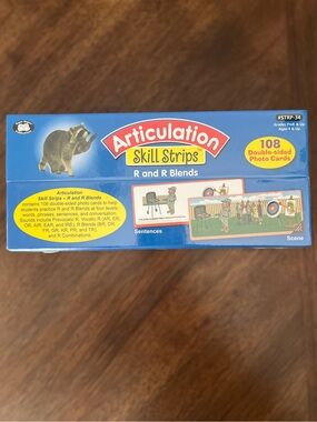 R and R Blend Articulation Strips: Education Speech Therapy